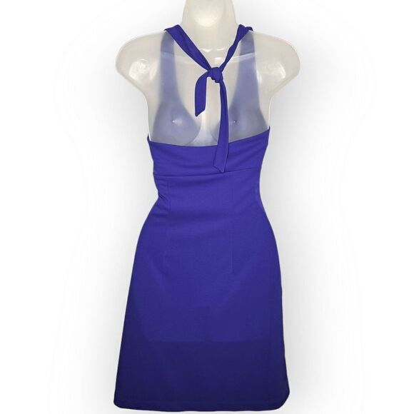 Express Y2K Deadstock Halter Mini Dress size 1/2 NWT - Picture 4 of 7
